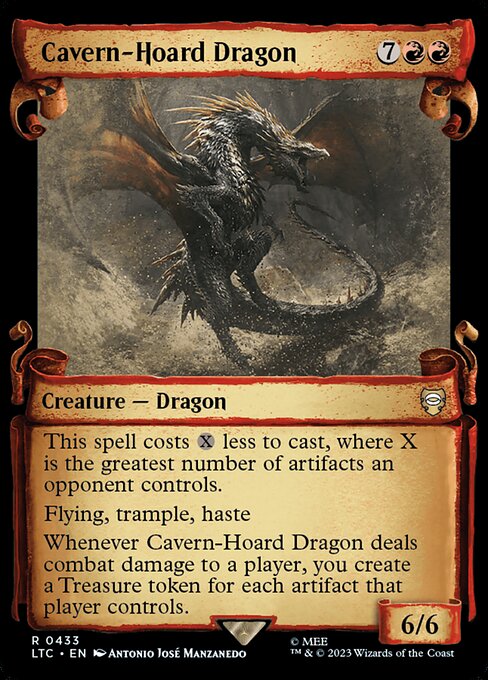 Cavern-Hoard Dragon LTRH-433 Rare Near Mint Englisch Foil