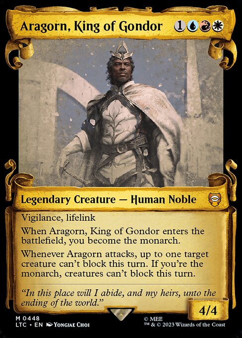 Aragorn, König von Gondor (V.1) LTRH-448 Mythic Near Mint Englisch