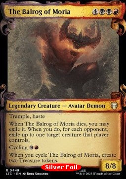 Der Balrog von Moria (V.2) LTRH-449 Rare Excellent Englisch Foil