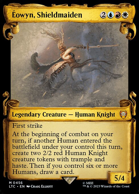 Éowyn, Shieldmaiden LTRH-456 Mythic Excellent Englisch Foil