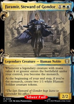 Faramir, Truchsess von Gondor (V.2) LTRH-458 Rare Near Mint Englisch Foil