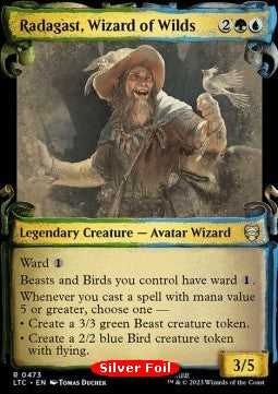 Radagast, Wizard of Wilds (V.2) LTRH-473 Rare Excellent Englisch Foil