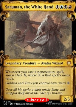 Saruman, die Weiße Hand (V.2) LTRH-477 Mythic Excellent Englisch Foil
