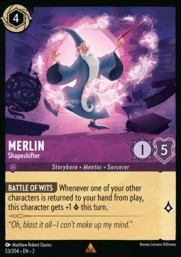 Merlin - Formwandler 2ROF-53 Rare Near Mint Englisch Foil