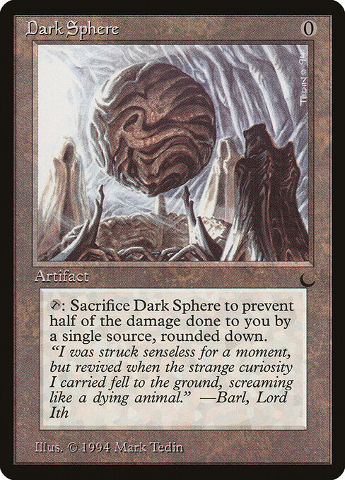 Dark Sphere DRK- Uncommon Light Played Englisch
