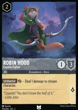 Robin Hood - Kompetenter Kämpfer 2ROF-193 Uncommon Boosterfrisch Englisch