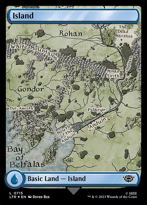 Insel (V.1) LTRH-715 Land Near Mint Englisch Foil