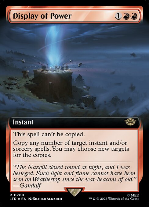 Machtdemonstration (V.3) LTRH-769 Rare Near Mint Englisch Foil