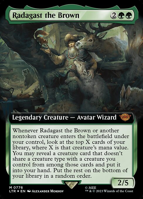 Radagast der Braune (V.4) LTRH-776 Mythic Near Mint Englisch Foil