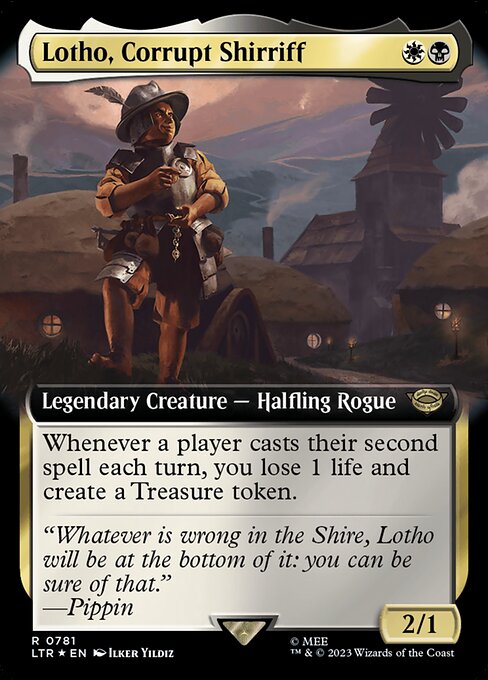 Lotho, Corrupt Shirriff LTRH-781 Rare Near Mint Englisch Foil