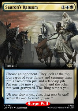 Saurons Geisel LTRH-782 Rare Excellent Englisch Foil