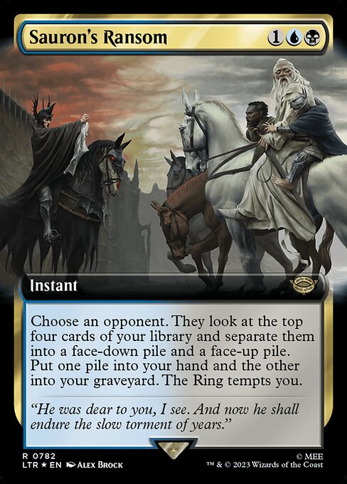 Saurons Geisel LTRH-782 Rare Excellent Englisch Foil
