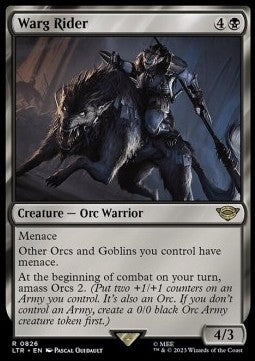 Warg Rider LTRH-826 Rare Near Mint Englisch