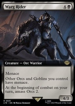 Warg Rider (V.2) LTRH-831 Rare Good Englisch
