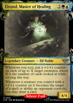 Elrond, Meister der Heilung (V.2) LTRH-651 Rare Excellent Englisch Foil