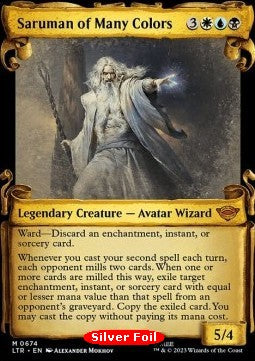 Saruman der Vielfarbige (V.2) LTRH-674 Mythic Excellent Englisch Foil