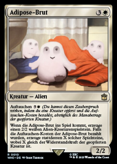 Adipose-Brut WHO-10 Rare Near Mint Deutsch