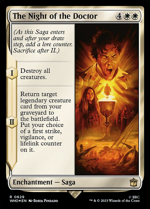 Die Nacht des Doctors XWHO-629 Rare Excellent Englisch Foil