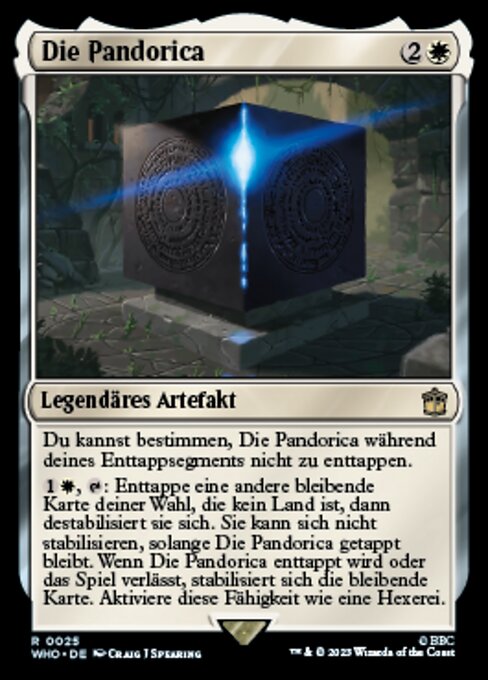 Die Pandorica WHO-25 Rare Near Mint Deutsch