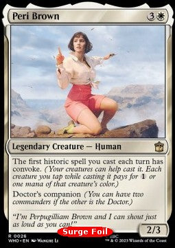 Peri Brown (V.2) XWHO-631 Rare Near Mint Englisch Foil