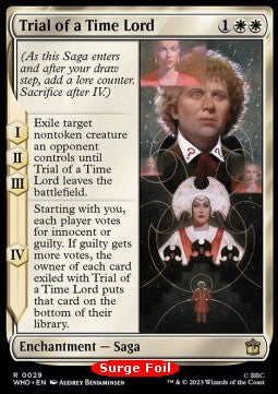 Trial of a Time Lord XWHO-634 Rare Near Mint Englisch Foil