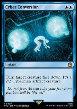 Cyber-Umwandlung WHO-38 Rare Near Mint Englisch Foil