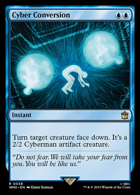 Cyber-Umwandlung WHO-38 Rare Near Mint Englisch Foil