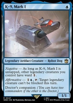 K-9, Mark I WHO-47 Rare Near Mint Englisch Foil