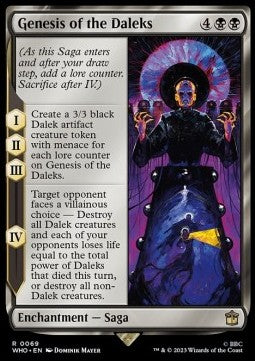 Genesis of the Daleks WHO-69 Rare Excellent Englisch Foil