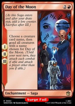 Tag des Mondes XWHO-684 Rare Excellent Englisch Foil