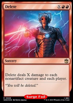 Delete XWHO-686 Rare Near Mint Englisch Foil