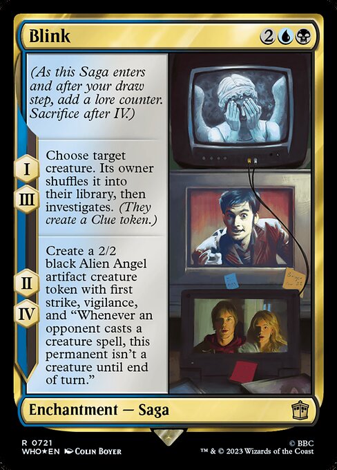 Blink XWHO-721 Rare Near Mint Englisch Foil