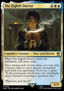 Der Achte Doctor WHO-124 Rare Near Mint Englisch Foil