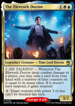The Eleventh Doctor XWHO-730 Rare Near Mint Englisch Foil