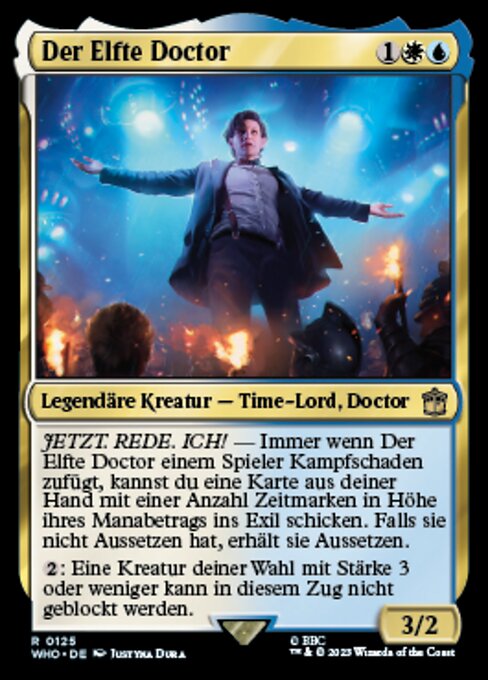 Der Elfte Doctor WHO-125 Rare Near Mint Deutsch