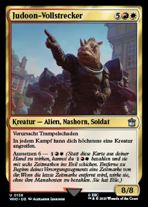 Judoon-Vollstrecker WHO-138 Uncommon Near Mint Deutsch