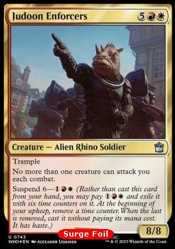 Judoon-Vollstrecker XWHO-743 Uncommon Near Mint Englisch Foil