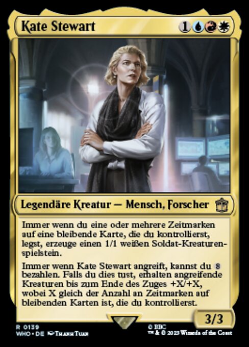 Kate Stewart WHO-139 Rare Near Mint Deutsch