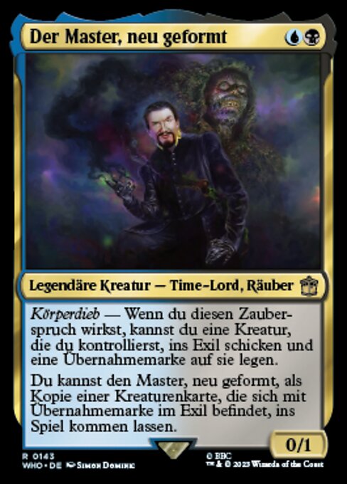 Der Master, neu geformt WHO-143 Rare Near Mint Deutsch