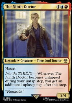 The Ninth Doctor WHO-148 Rare Near Mint Englisch Foil