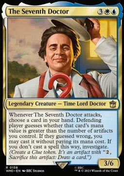The Seventh Doctor WHO-158 Rare Near Mint Englisch Foil