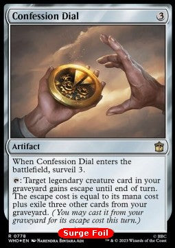 Beichtscheibe (V.2) XWHO-778 Rare Near Mint Englisch Foil
