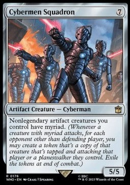 Cybermen-Schwadron WHO-176 Rare Near Mint Deutsch