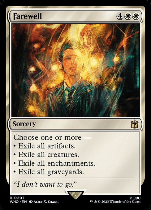 Abschied WHO-207 Rare Near Mint Englisch Foil