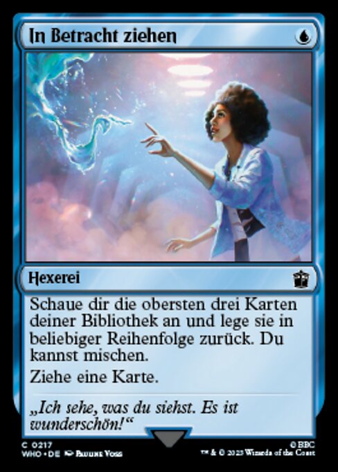 In Betracht ziehen WHO-217 Common Played Deutsch