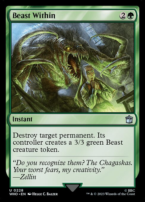 Beast Within WHO-228 Uncommon Near Mint Englisch Foil