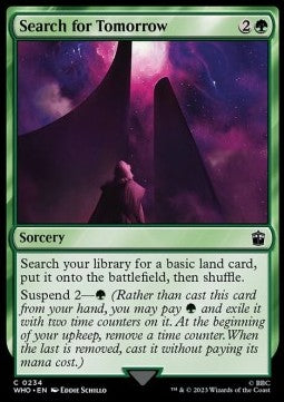 Suche nach dem Morgen WHO-234 Common Near Mint Englisch Foil
