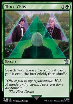 Drei Besuche WHO-235 Uncommon Near Mint Englisch Foil