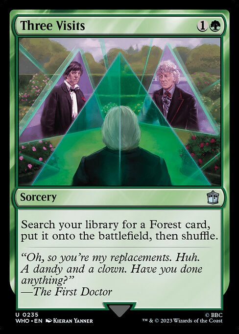 Drei Besuche WHO-235 Uncommon Near Mint Englisch Foil