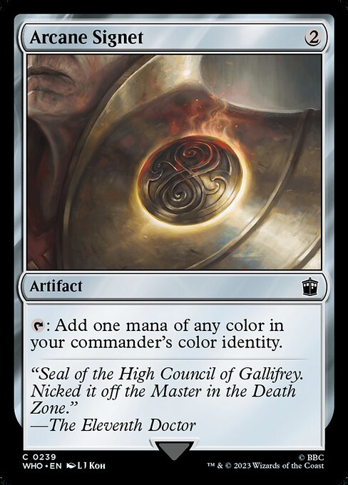 Arcane Signet WHO-239 Common Near Mint Englisch Foil